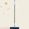 Bathroom sweeping and scrubbing all-in-one floor brush, no blind spots, no hair sticking, crevices cleaning brush, long-handled water scraping floor brush Item Picture